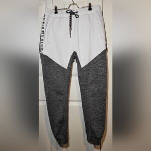 Ecko Unlimited White and Gray Joggers